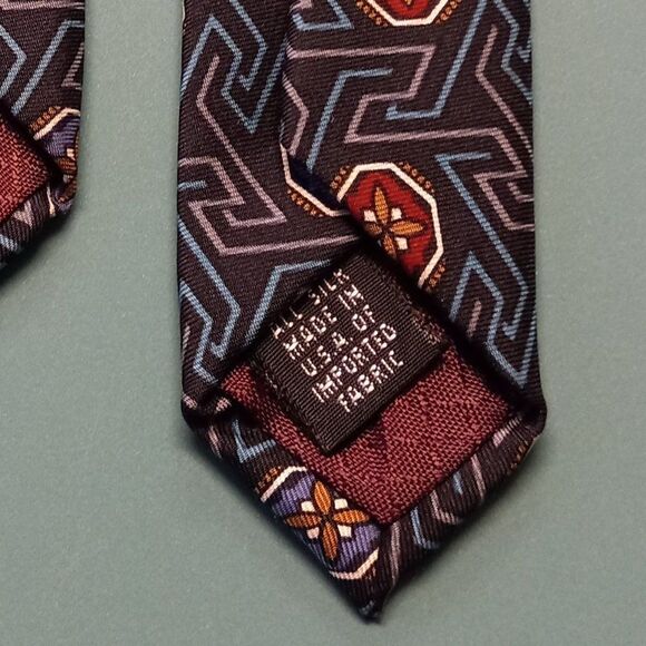 Christian Dior Silk Abstract Tie - Picture 7 of 7